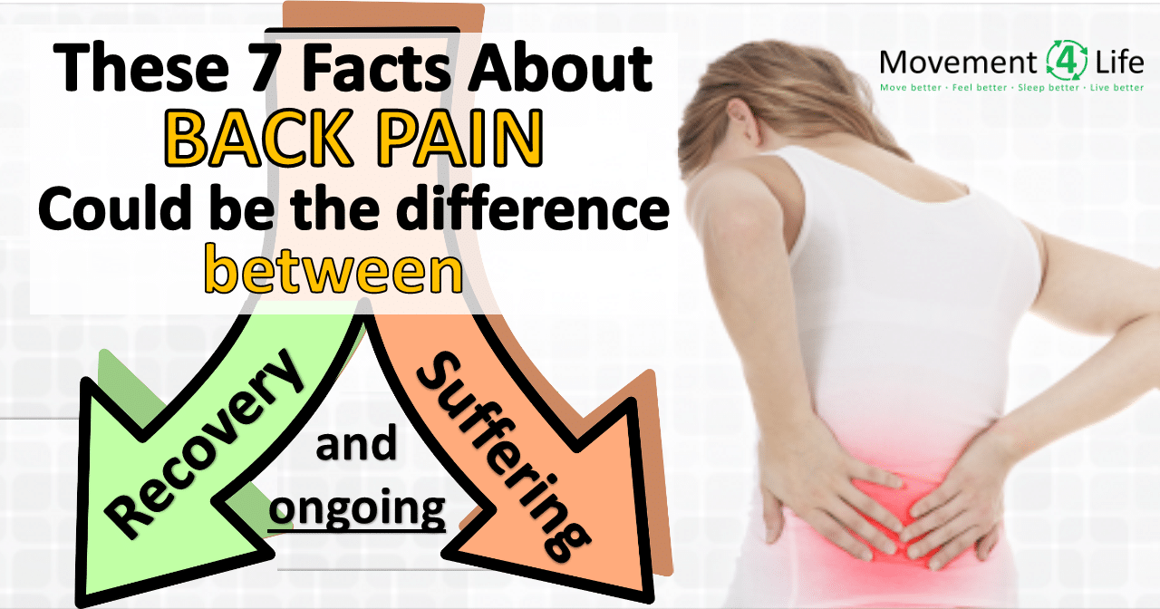 7 Facts About Back Pain - More 4 Life Manchester, MO 63011 Ballwin Chesterfield Des Peres