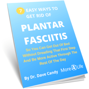 6 Easy Ways To East Plantar Fasciitis, written by St. Louis Plantar Fasciitis Specialist Dr. Dave Candy, Physical Therapist. 6 Easy Ways To Ease Plantar Fasciitis is full of self-treatment for plantar fasciitis. Published by More 4 Life serving St. Louis County MO: Ballwin, MO; Manchester, MO, Chesterfield, MO; Ellisville, MO; Des Peres, MO