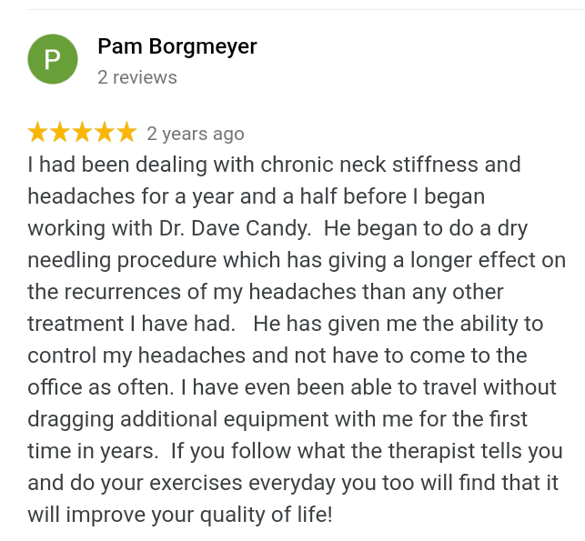 Pam B.- Neck and Headache Review