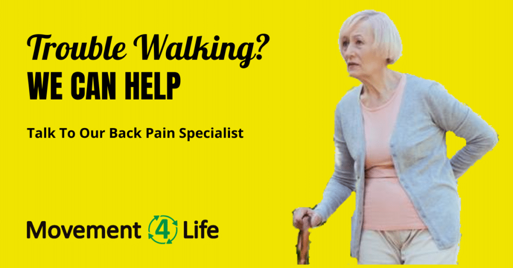 Trouble Walking? We can help! Talk To Our Back Pain Specialist