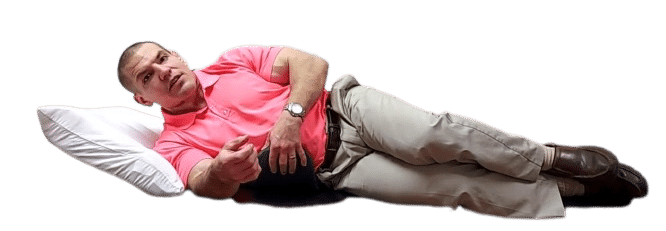 lumbar support pillow to prevent hip pain from lying on side