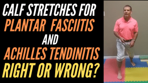 Calf Stretch for Plantar Fasciitis and Achilles Tendinitis