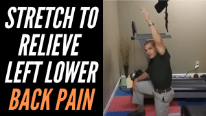 Stretch Relieve Lower Back Spasms On The Left Side
