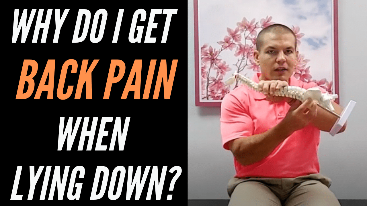 Why do I get lower back pain when lying down?