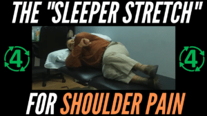 sleeper stretch for shoulder pain