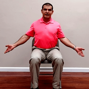 Chair Yoga Mountain Pose