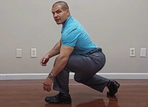 Lunge exercise for glute strengthening