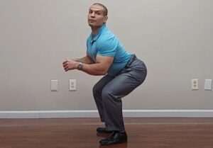 squatting from the ground