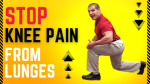 Doing lunges can help kneeling to standing postion knee pain
