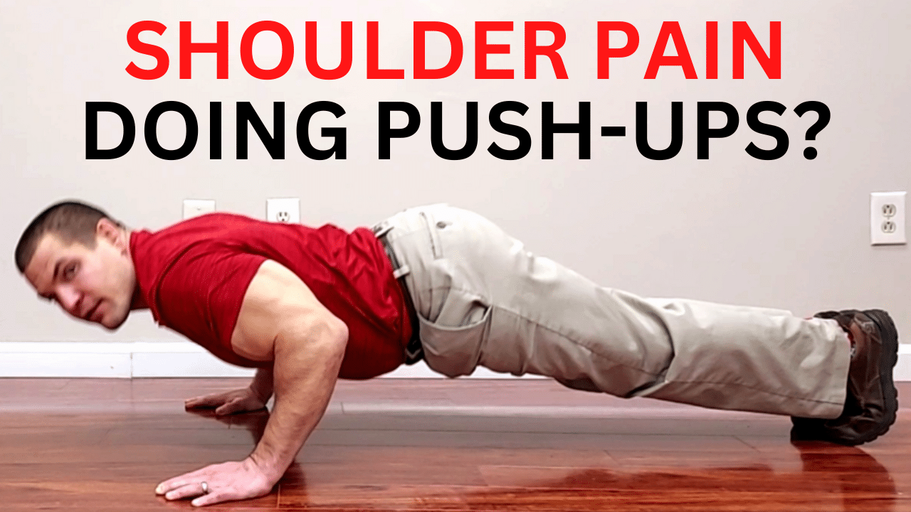 pain in shoulder doing push-ups