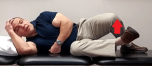 pretzel hip external rotation exercise for snapping hip syndrome 2