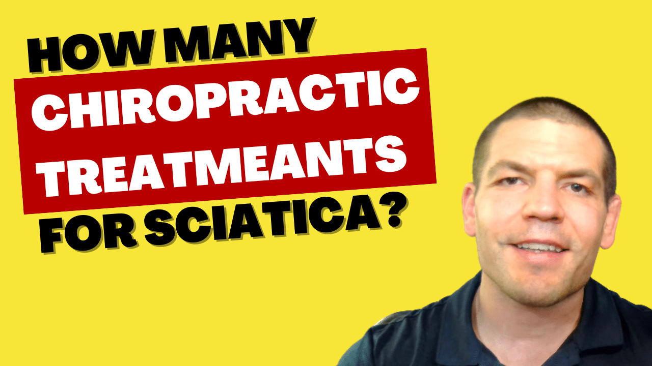 How many treatments for sciatica with a chiropractor?