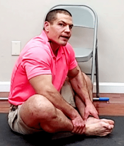 The butterfly exercise can help if you have hip bursitis