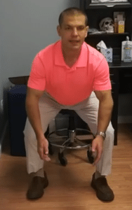squatting exercise for hip impingement