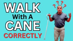 Using a cane can help you walk without a limp.