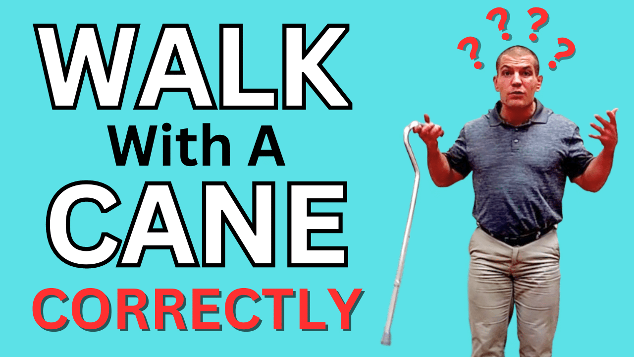 How To Use A Cane To Walk Correctly For Hip Pain and Knee Pain