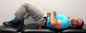 bridge exercise for hip pain caused by weak glutes