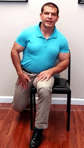 Chair Exercises For Seniors To Improve Flexibility Stretch 8 - Seated Hip Flexor Stretch