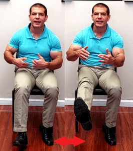 Chair Exercises For Seniors To Improve Flexibility Stretch 9.1 - Sciatic Nerve Glide