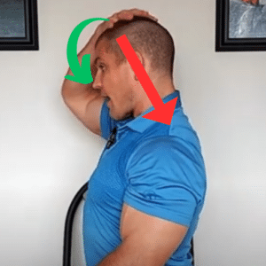Neck Pain Exercise - Assisted Upper Neck Flexion