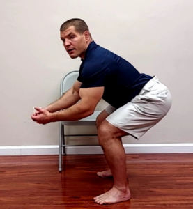 leg strengthening knee pain exercise - static hold
