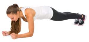 plank lower back pain exercise correct