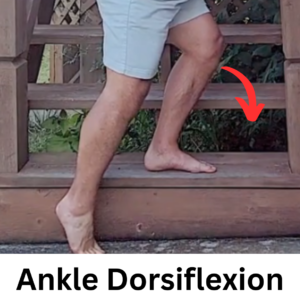 lack of ankle dorsiflexion can cause knee pain going down stairs