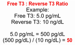 Thyroid Hormone Testing: Free T3 to Reverse T3 Ratio
