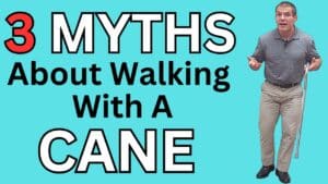 Using a cane can prevent outer hip pain when walking