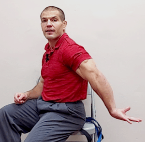 Radial nerve glide exercise for pinched nerve pain in shoulder