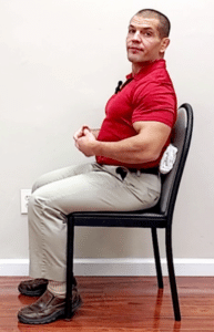 using a lumbar roll when sitting can be good for people with a herniated disc and disc bulge