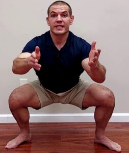 Horse stance is good exercise for inner thigh pain