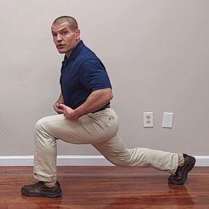 split squat / split lunge for bad knees