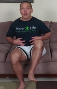 Couch Ab Exercises - Seated marching