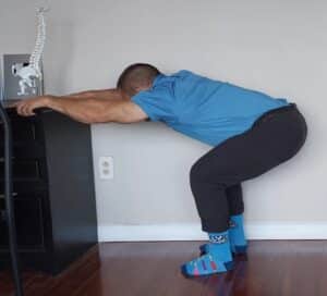 counter traction to decompress your spine at home