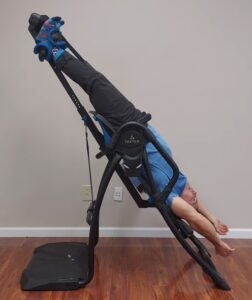 spinal decompression on an inversion table