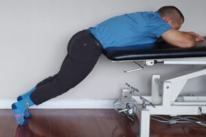 table traction to decompress your spine at home
